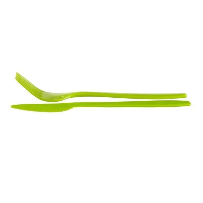 Boîte avec couverts Curver Lunch&Go vert-1