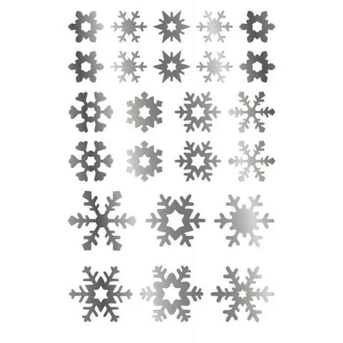 Gommettes de Noël - LE GEANT DE LA FETE - 855 gommettes - Or et Argent-5