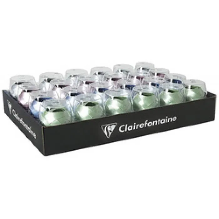 Clairefontaine Bobine de ruban cadeau, iris'e assorti 0,000000 Noir-2