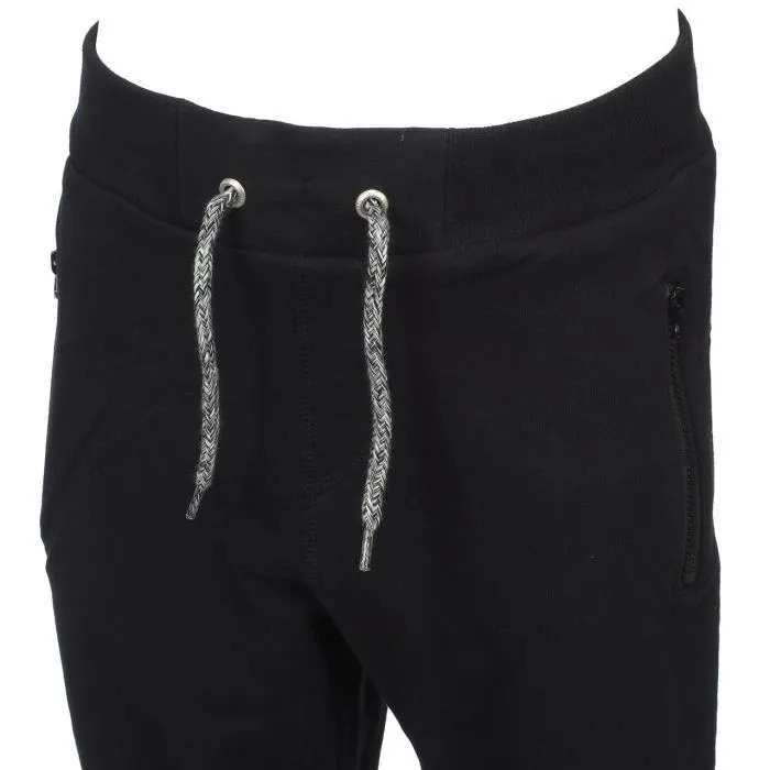 Pantalon de survêtement - Name it - Honk sweat pant jr - Noir - 95% coton - Taille élastique-3