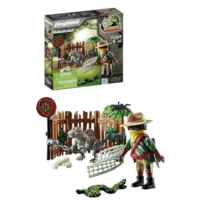 PLAYMOBIL - 71265 - Dino Rise - Bébé spinosaure et combattant-2