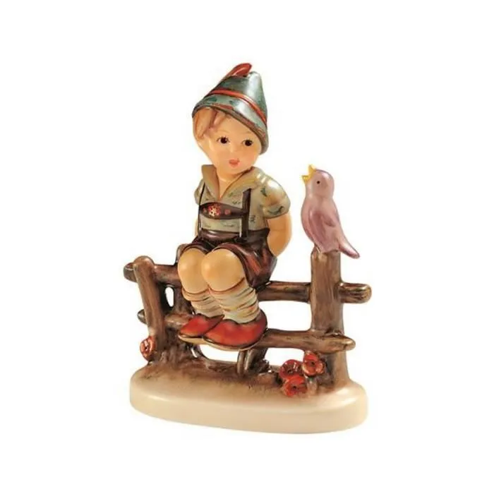Figurine Hummel harmonie sur le chemin, collection originale de MI Hummel, en cadeau-boîte-0