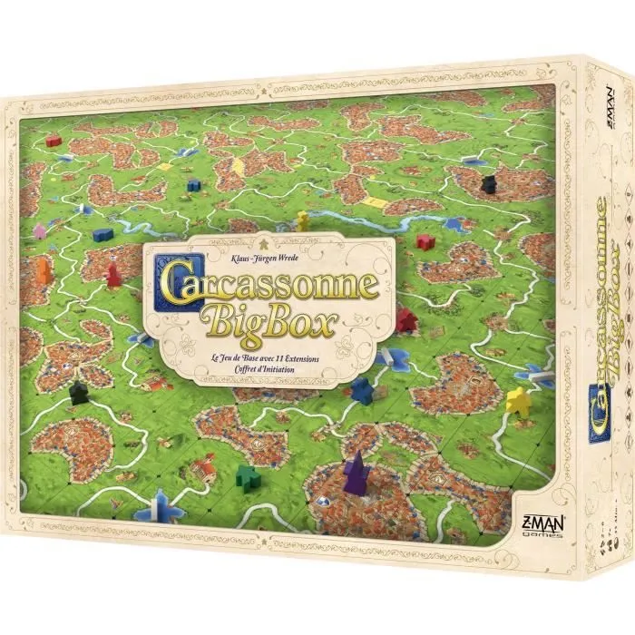 Z-Man Games | Carcassonne : Big Box - Nouvelle Édition | Jeu de société | À partir de 7 ans | 2 à 6 joueurs | 35 minutes-2