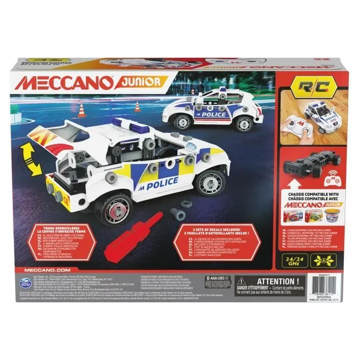 MA VOITURE DE POLICE RC Meccano Junior-4