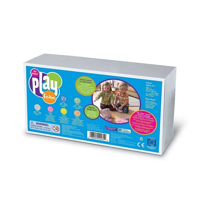Jeu de pate a modeler Learning resources - ESP9264UK - Playfoam Jeu d'élèves, Paquet de 6, ESP9264-UK, Multi, Taille Unique-0