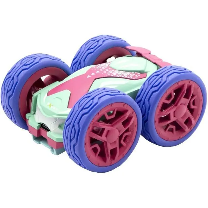 Voiture Télécommandée - EXOST - 360 Mini Flip Amazone 1:34 - 8 km/h - 10 cm - rose - dès 5 ans-1