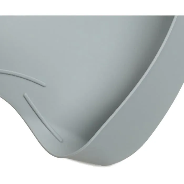Lot de 2 bavoirs - THERMOBABY - BIBOU - Vert Céladon et Gris Charme - Ajustables et étanches-5