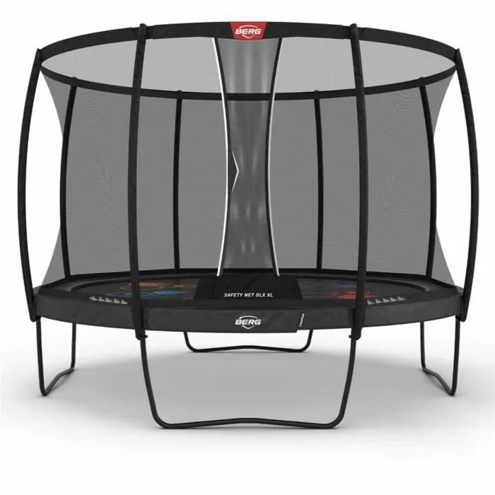 Trampoline - BERG - Champion Regular 430 - Gris - 430 cm - Filet de sécurité DLX XL-0