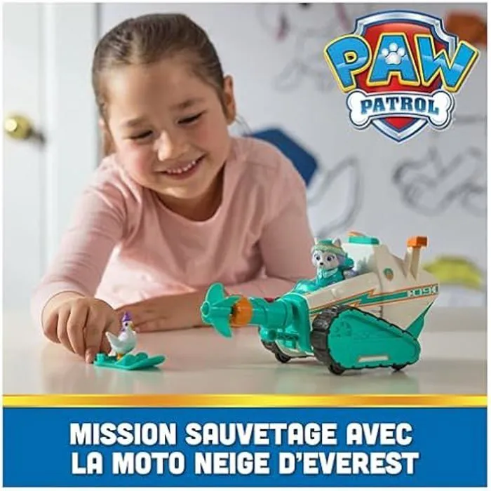 Véhicule à Fonction - PAW PATROL - Everest - Camion-Neige - Figurines Amovibles - 3 Ans et +-1