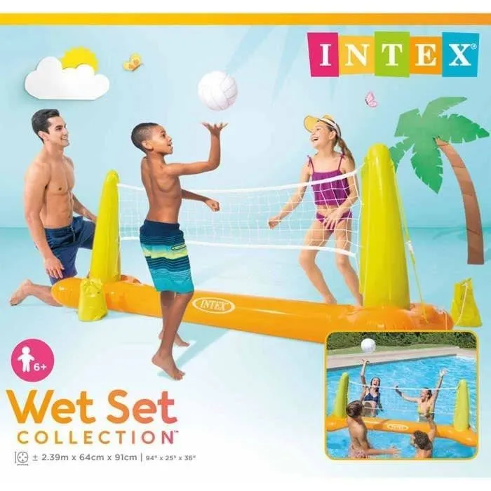 Jeu de volley gonflable - INTEX - Pour piscine - Mixte - A partir de 6 ans-1