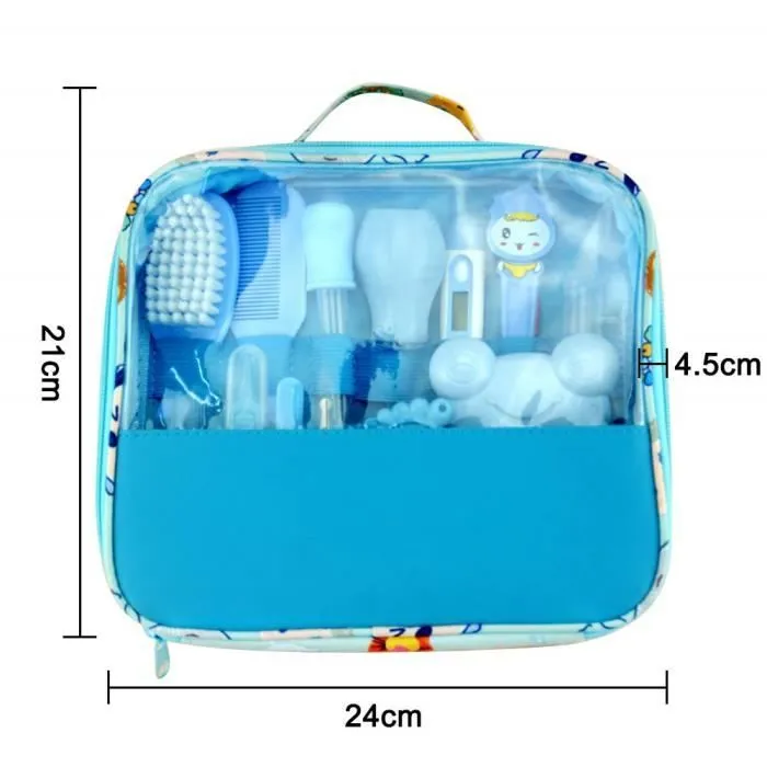 Trousse de Soin et Santé Pour Bébé Essentiel de Toilette - Bleu-2