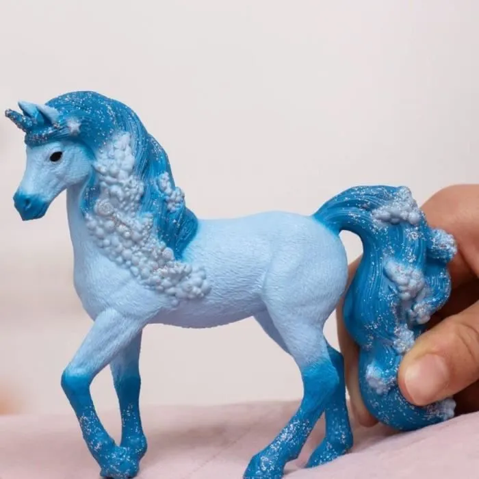 Figurine Licorne Marine Elementa - Figurine Licorne Fille Détaillée - Jouet Schleich à Offrir - Pour Garçons et Filles de 5 à 12-1