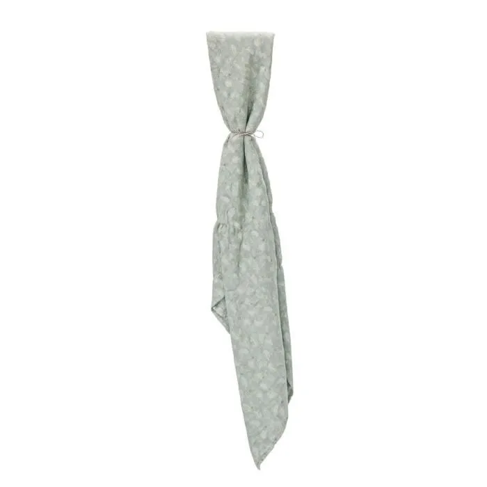 DOMIVA Maxi lange Jungle - Mousseline 100% viscose de bambou - Antibactérien - Vert - 120 x 120 cm-1