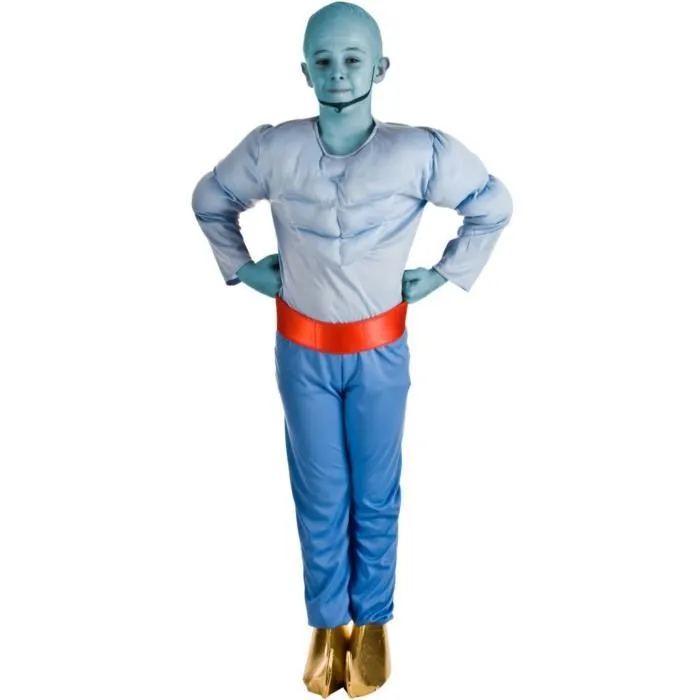 Déguisement Genie des Voeux pour garçon - EL REY DEL CARNAVAL - 6 ans - Bleu - Multicolore-0