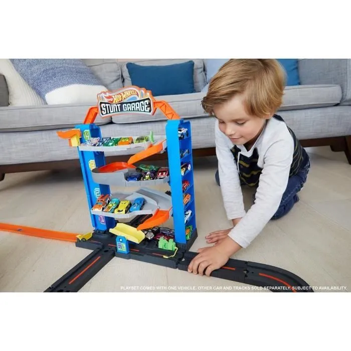 Garage Cascades Hot Wheels City - Hot Wheels - Circuit / Petite voiture - 4 ans et +-2