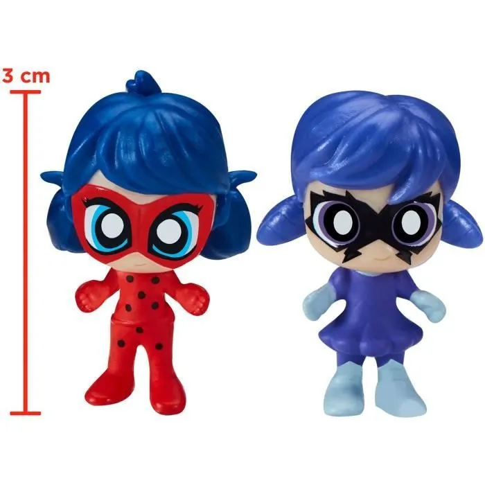 BANDAI - Miraculous Ladybug - Mini univers Chibi Parc d'attractions - Mini figurines Marinette et Climatika incluses - P50553-2