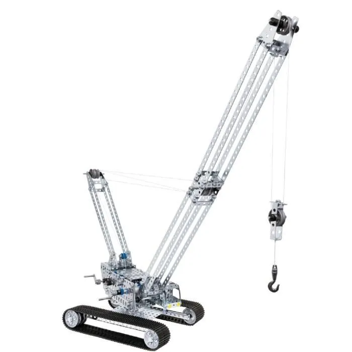 Jeu de construction grue acier argent 522-pièce - EITECH-1