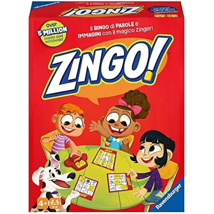 Jeu de société Ravensburger Zingo - Jeu pour Enfants 4+ Ans - Version Italienne-0