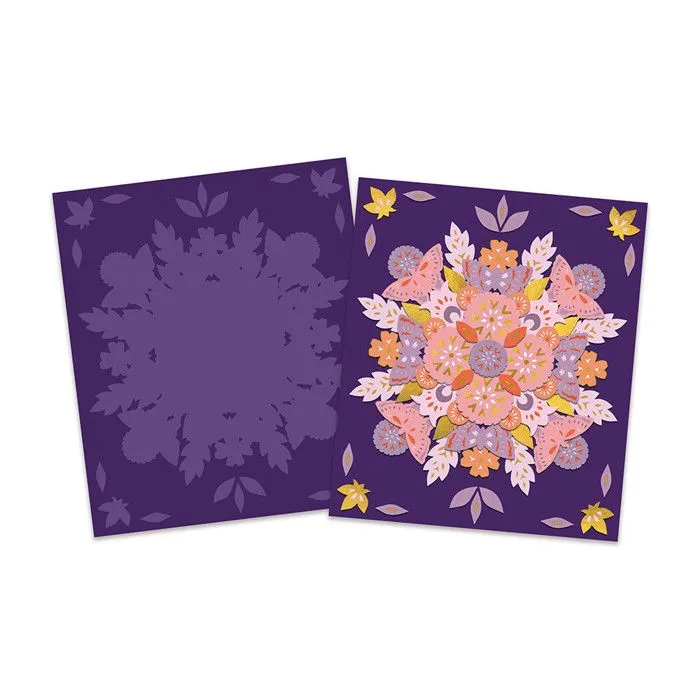 Les Ateliers du Calme - 3 Mandalas Nature - Tableaux à Composer Façon Mandala - Kit Loisir Créatif Enfant - Dès 7 ans-2