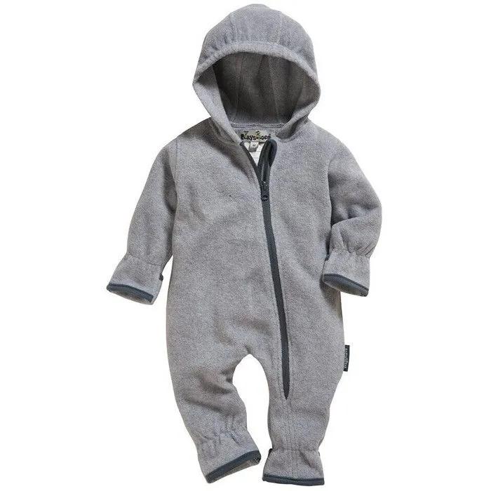 Combinaison polaire bébé - Playshoes - Mottled - Capuche - Respirant - Oeko-Tex Standard 100-0