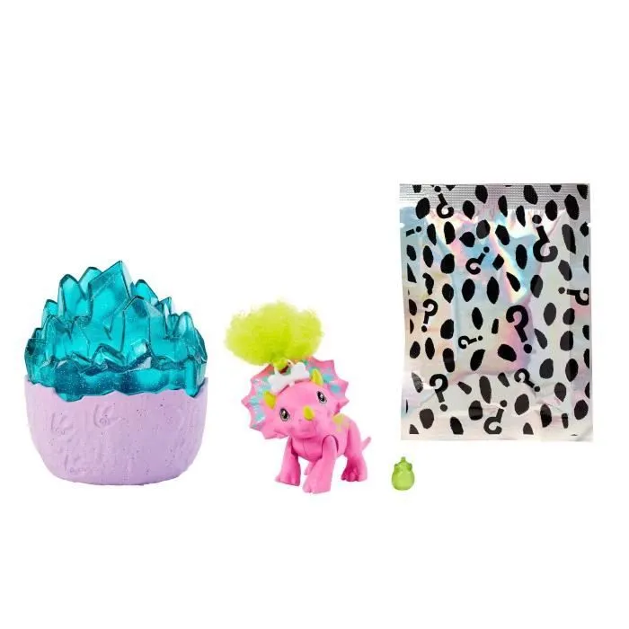 Cave Club - Œuf Enchanté - Animal à collectionner avec houpette et slime-1