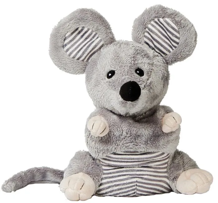 Bouillotte - Fabrication Française - Lavande - 15x15x30 cm - Pour Bébé - Gris-0