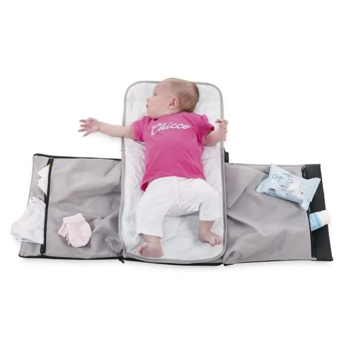 CHICCO Sac à langer 2 en 1 Pure Black-3