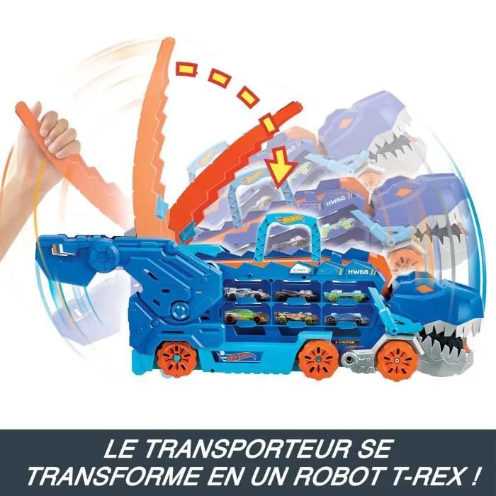 Méga Transporteur T-rex Suprême - Hot Wheels Dinosaure Mattel HNG50-8