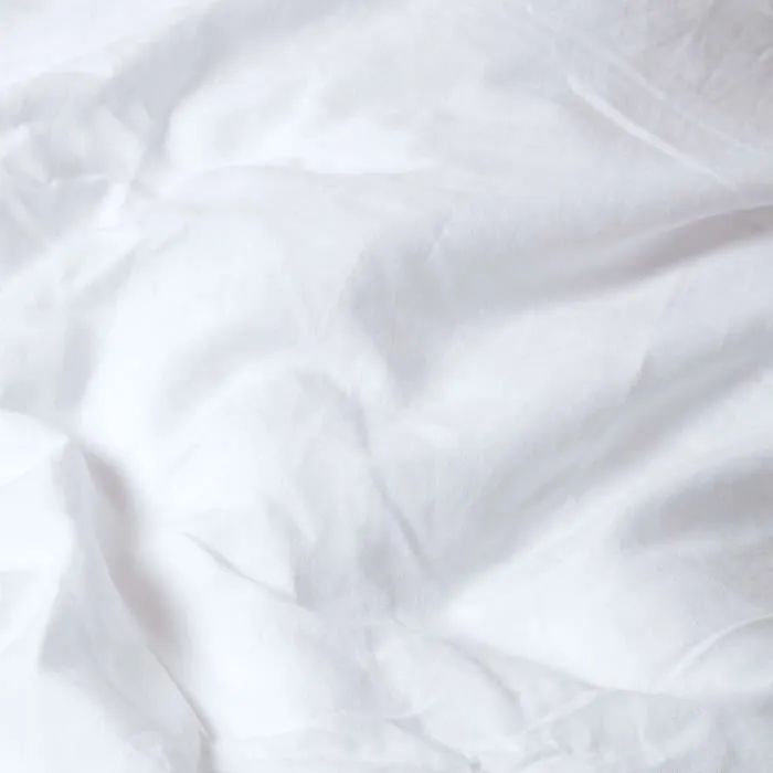 Drap-housse - Blanc - 90 x 190 cm - Lin lavé - Coton - Grand bonnet-2
