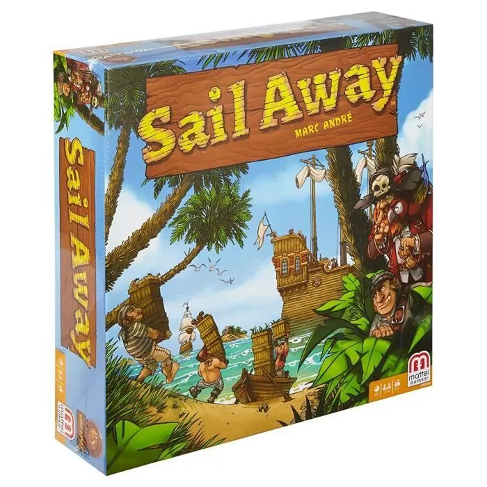Mattel Jeux Sail Away, Jeu de stratégie - DNM66-2