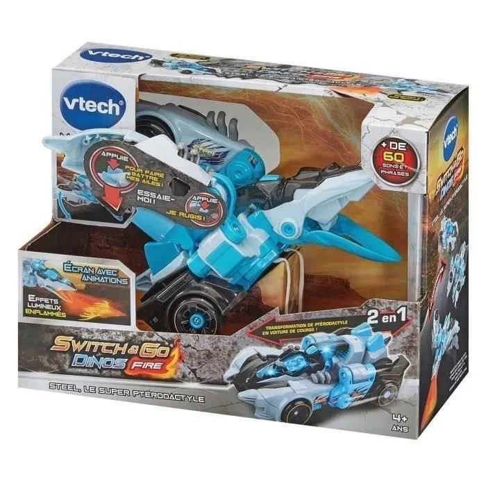 VTECH SWITCH & GO DINOS - STEEL, LE SUPER PTERODACTYLE-5
