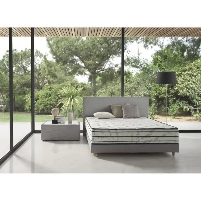 matelas ensachés 140x190 cm vert Natura epaisseur 29 cm +/- 2. ECCOX-1