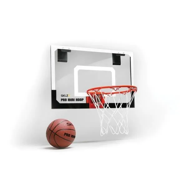 Mini panier de basketball SKLZ Pro Mini Hoop, à suspendre sur une porte ou à accrocher au mur pour jouer en sécurité dans la maison-1