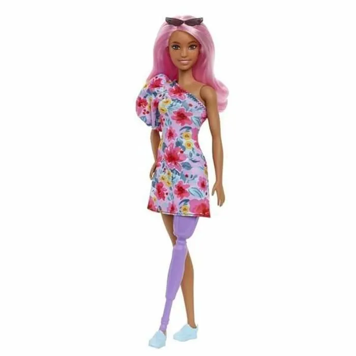 Poupée Barbie Fashionistas - BARBIE - Modèle 189 - Prothèse de Jambe - 3-8 ans - Multicolore-0