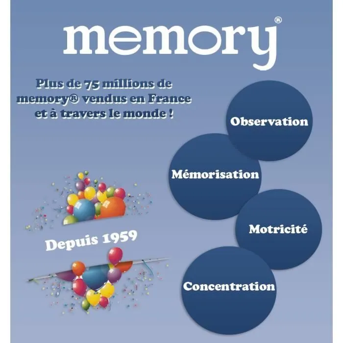 HARRY POTTER Grand memory® - Jeu éducatif classique - Jeu de mémoire - Ravensburger-Dès 4 ans-2