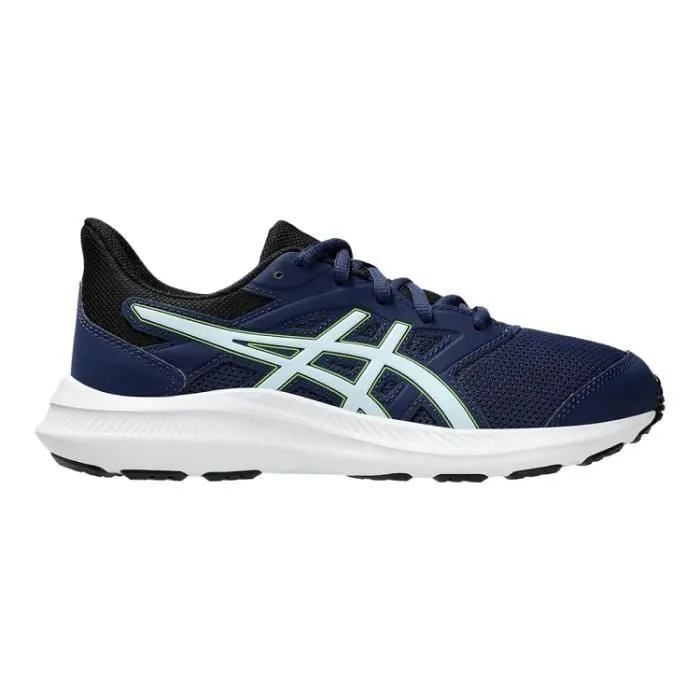 Baskets - ASICS - JOLT 4 GS - Talon plat - Lacets - Bleu-0