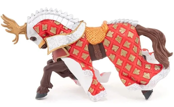 Figurine Cheval du Maître des armes cimier cerf PAPO - Pour Enfant-2