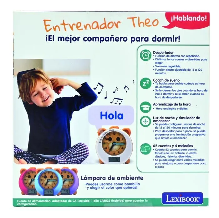 THEO mon Réveil Éducatif Coach de Sommeil avec Conteur d'Histoires et Lumières (version ES)-3