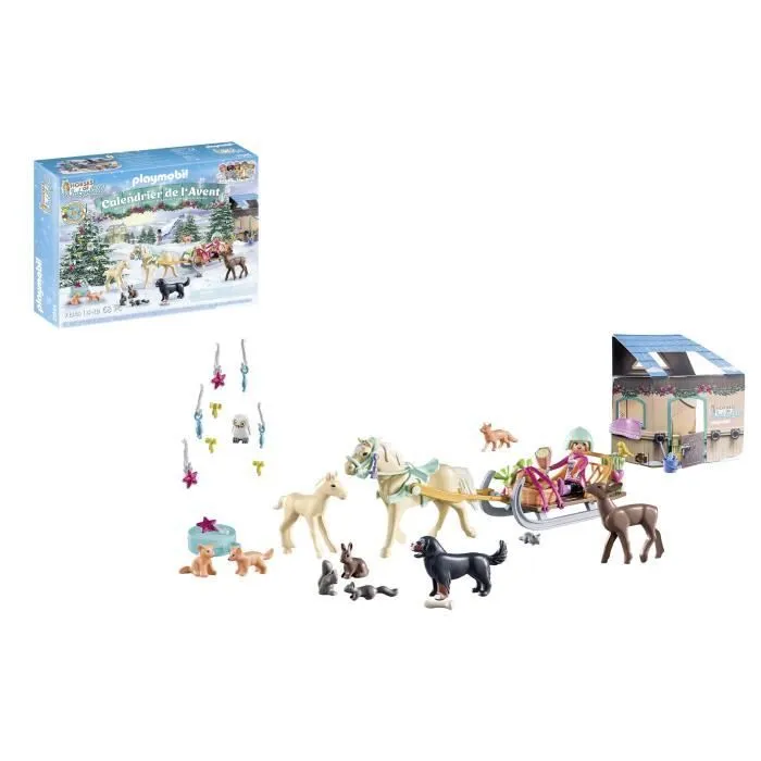 Calendrier de l'Avent PLAYMOBIL - Equestre - La magie de Noël - 24 surprises-2