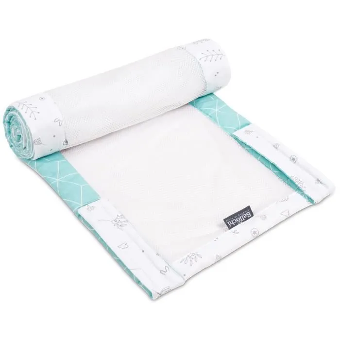 Bellochi Tour de Lit Bébé 180x30 cm - Tour de Lit Souple Universel - Contour de Lit Bébé - Cumint-0