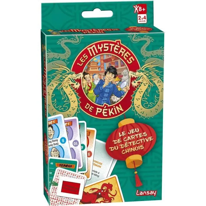 LANSAY - LES MYSTERES DE PEKIN® - Jeu de Cartes - 2 à 4 joueurs - Dès 8 ans-1