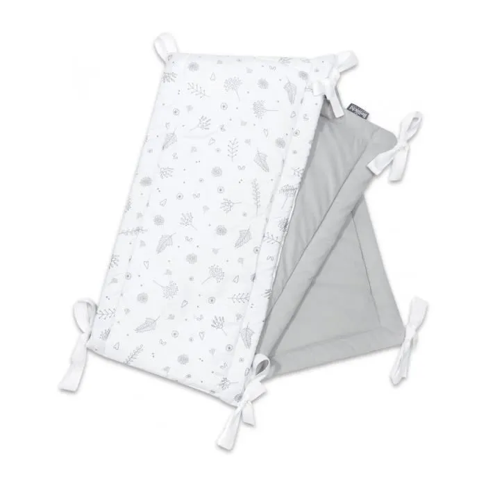 Bellochi Tour de Lit Bébé 180 x 30 cm - Certifié - Universel en Coton et Velours Souple pour un Matelas 120 x 60 cm - Copse-0