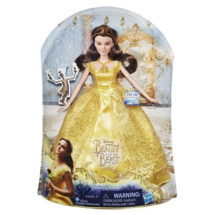 DISNEY PRINCESSES - BELLE - Poupée chantante 30cm-4
