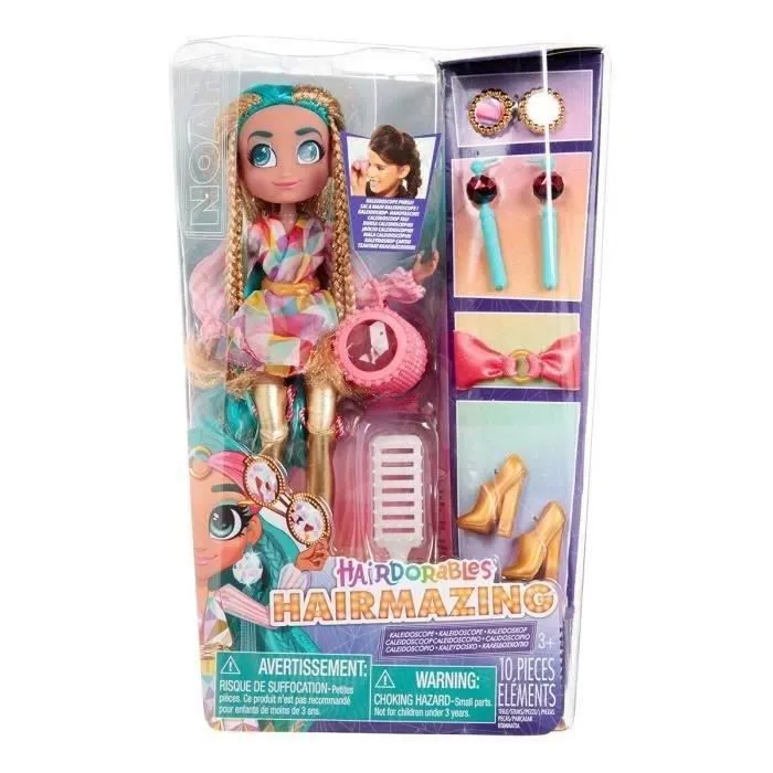 Hairdorables, Hairmazing, Poupée Mannequin 26 cm avec surprises, Serie 3-0