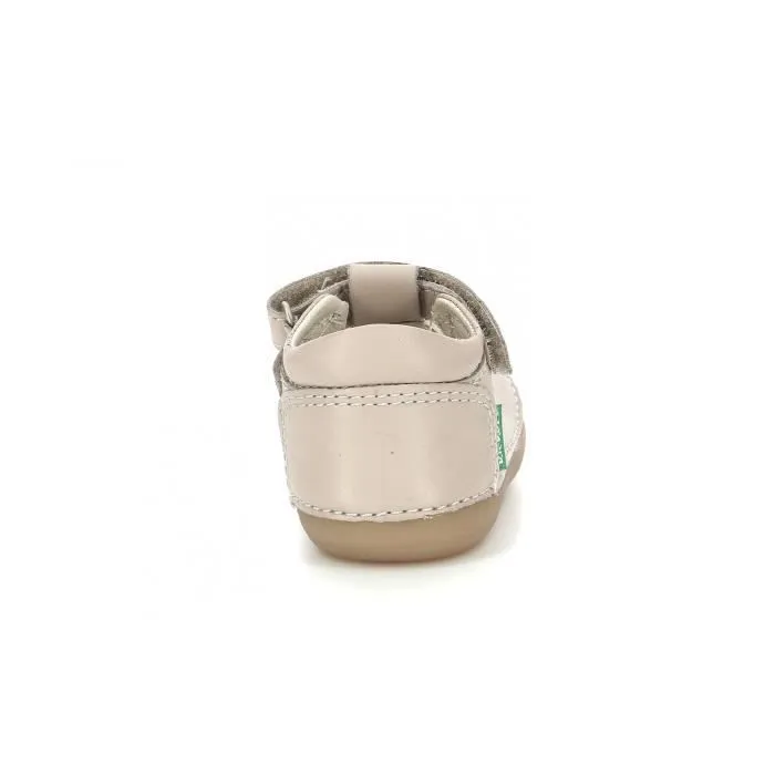 Sandales bébé garçon Kickers Salome - beige - 19-1