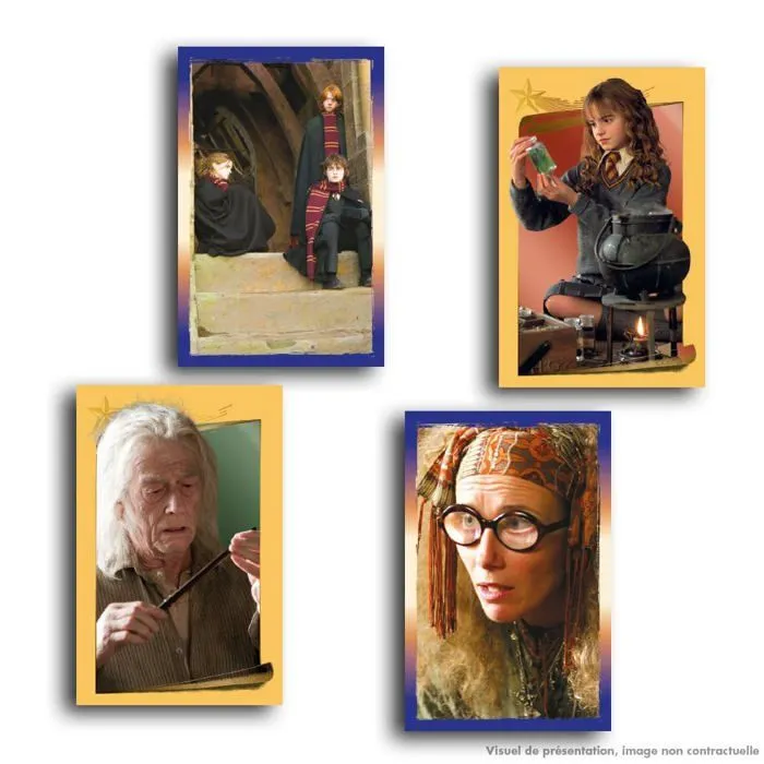 Coffret de collection - Panini - 004387MCOUAFC - Harry Potter - 1 Album - 18 Pochettes - 3 Cartes Limitées-2