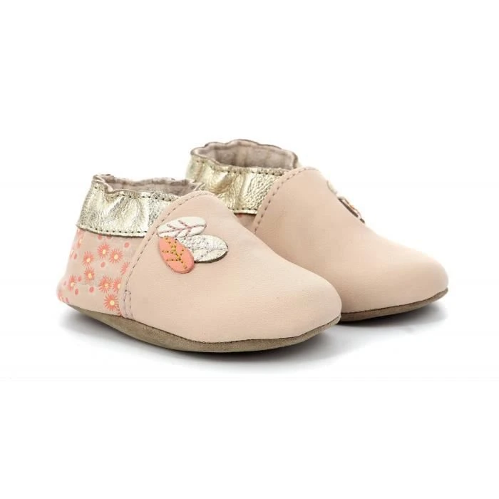 ROBEEZ Chaussons Leaf Season Rose Fille-1