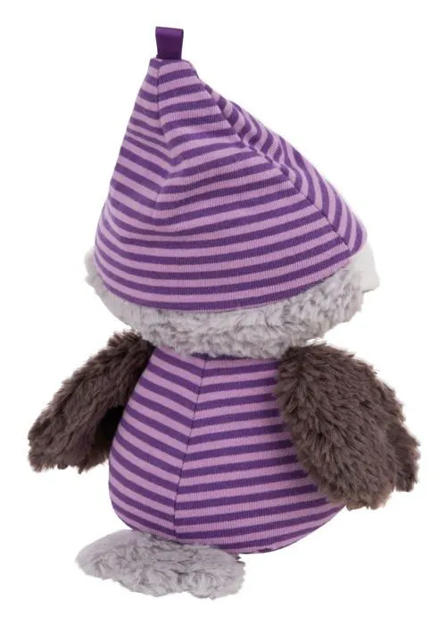 Peluche Nici - 48068 - Doudou avec Bonnet de Nuit Hibou Olafina 22cm-2