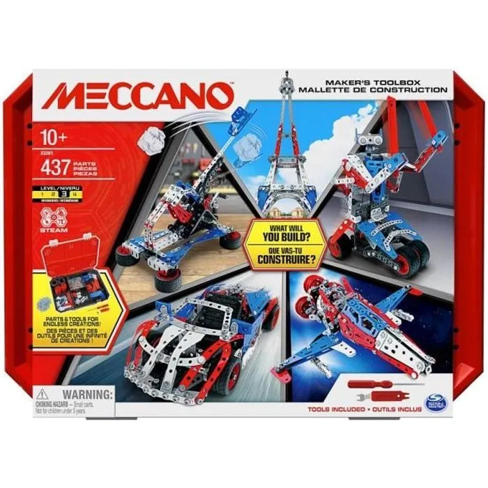 SPIN MASTER MALLETTE DE CONSTRUCTION Meccano-0