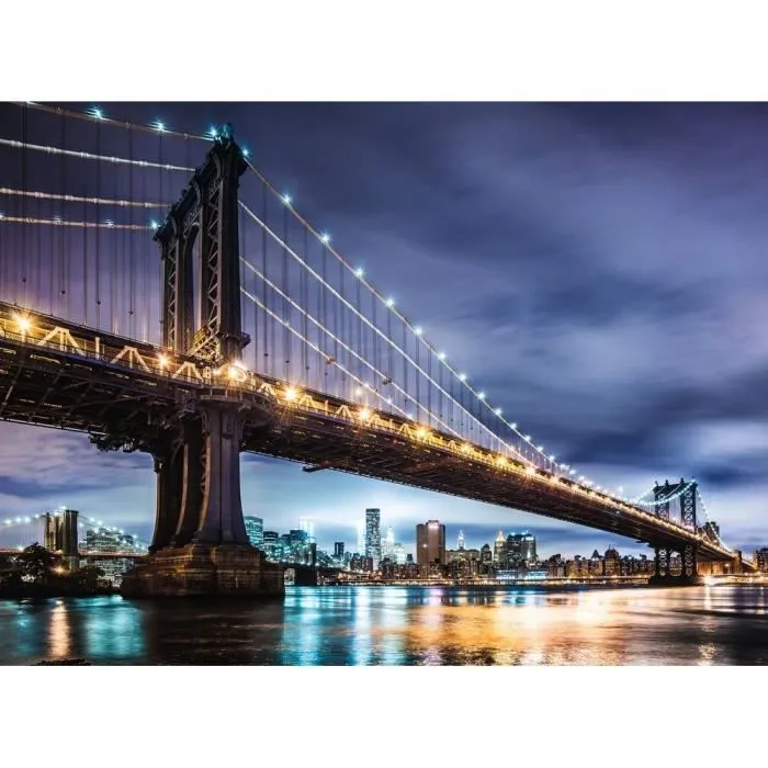 Puzzle 500 pièces - New York, paysage urbain - Ravensburger-1